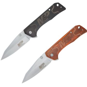 Smith & Wesson S&W Knife M&P 2-PACK Pakka Wood Handles